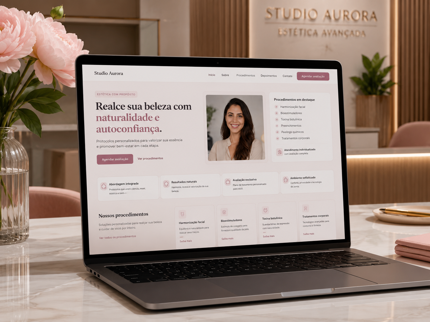 Projeto Studio Aurora em português brasileiro