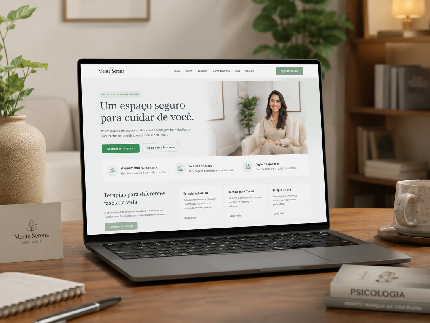 Projeto Mente Serena em português brasileiro