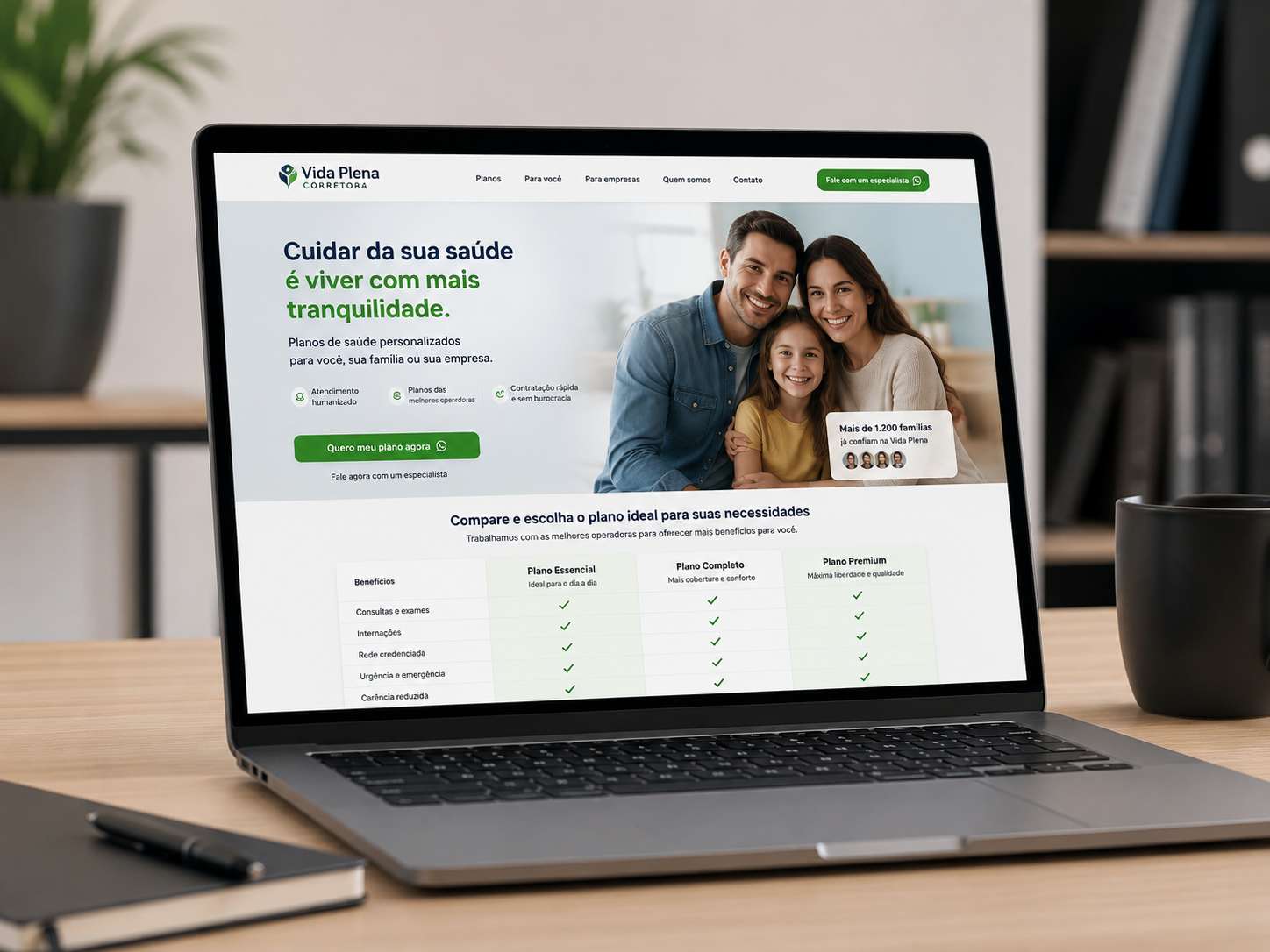 Projeto Vida Plena Corretora em português brasileiro