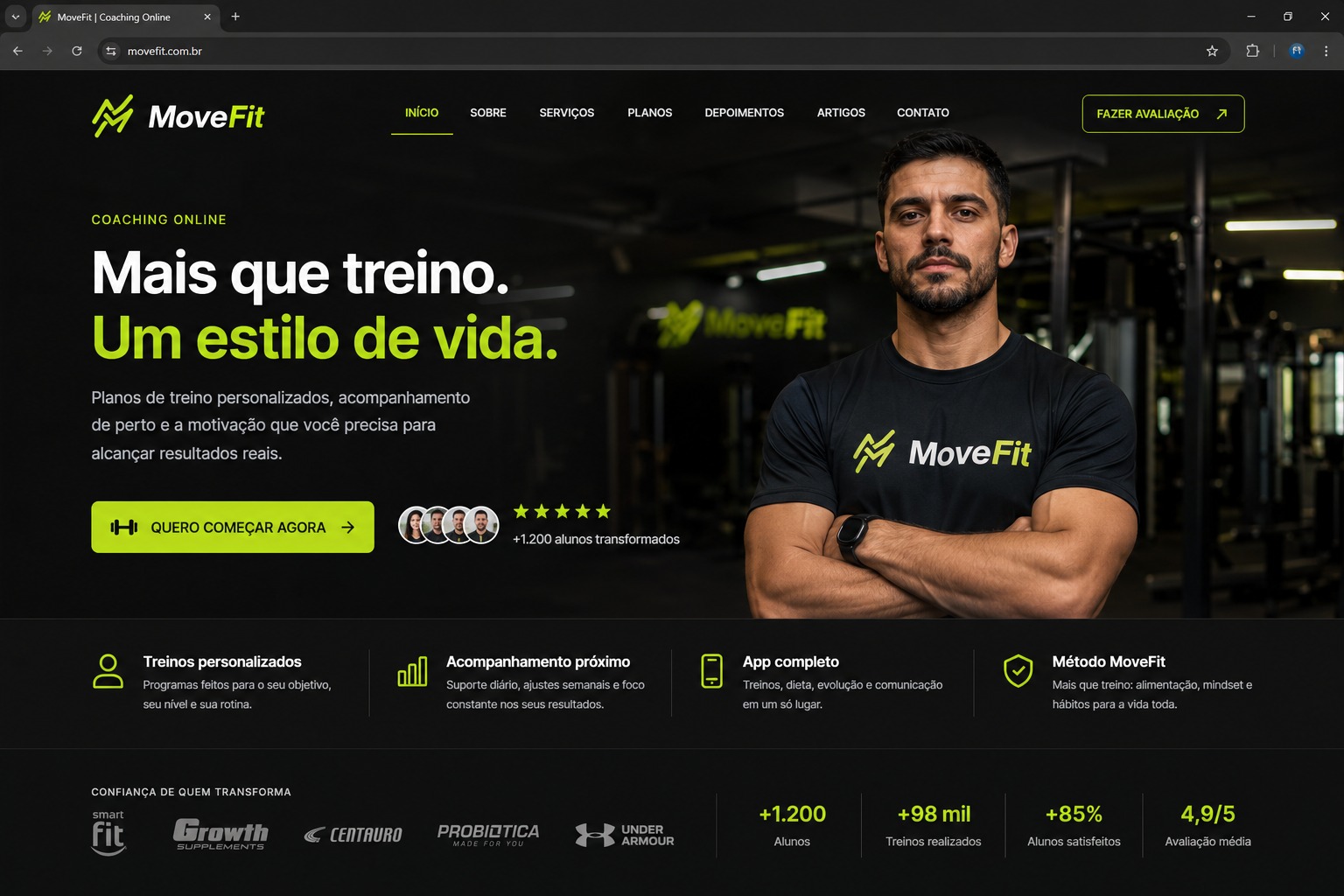 Projeto MoveFit em português brasileiro